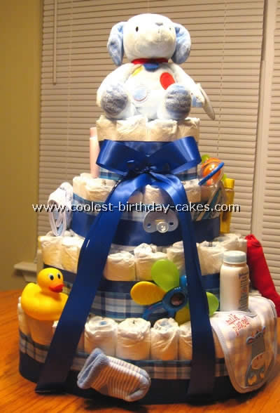 Diaper Cake Instructions