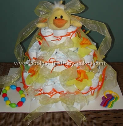 Diaper Cake Instructions