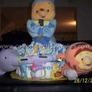 Coolest Diaper Cakes - Web's Largest Homemade Birthday Cake Photo Gallery