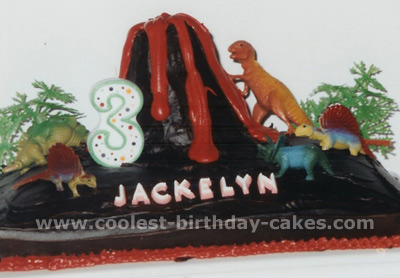 Dinosaur Birthday Cake