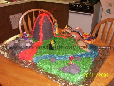 Dinosaur Birthday Cake