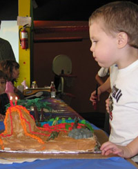 Dinosaur Birthday Cake