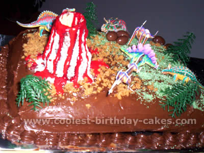 Dinosaur Birthday Cake