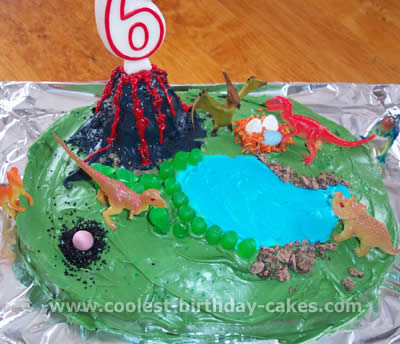 Dinosaur Birthday Cake