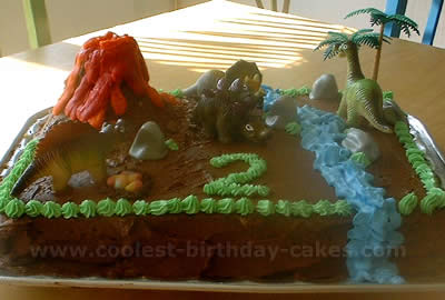 Dinosaur Birthday Cake