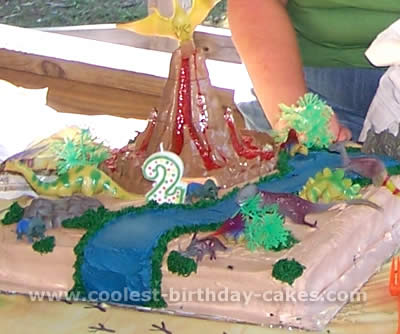 Dinosaur Birthday Cake