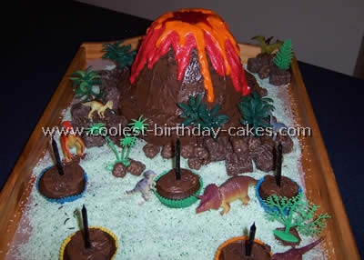 Dinosaur Birthday Cake