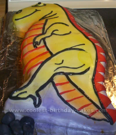Dinosaur Picture Cake