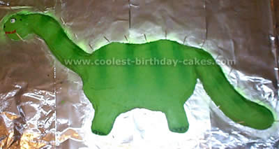 Dinosaur Picture Cake