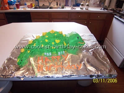 Dinosaur Picture Cake