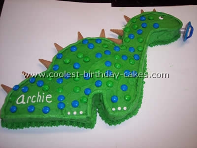 Dinosaur Picture Cake