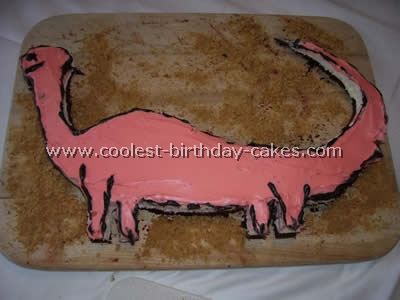 Dinosaur Picture Cake