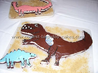 Dinosaur Picture Cake