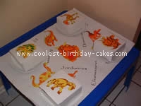 Dinosaur Picture Cake