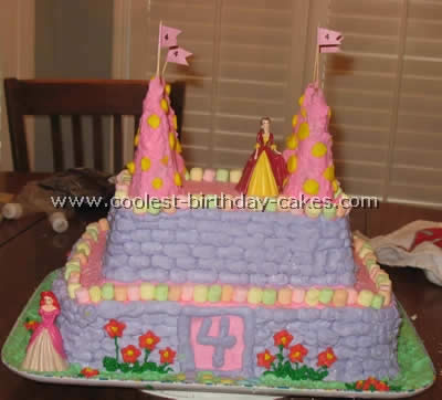 Homemade Castle Cake