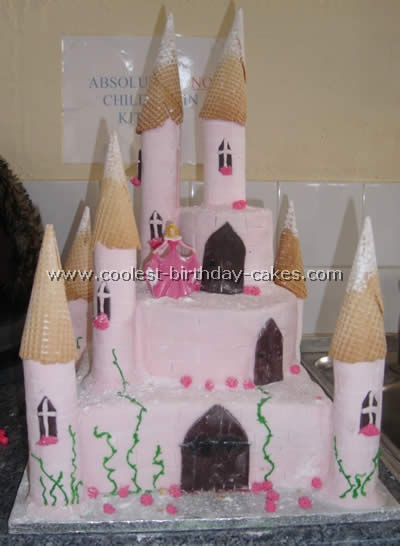 Homemade Castle Cake