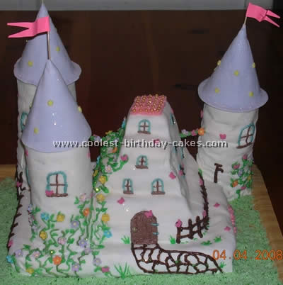 Homemade Castle Cake