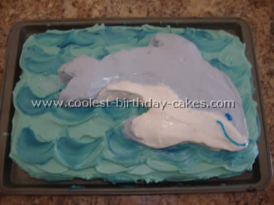 Dolphin Picture Birthday Cake