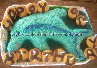 Dolphin Picture Birthday Cake