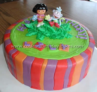 Dora Birthday Cake Photo