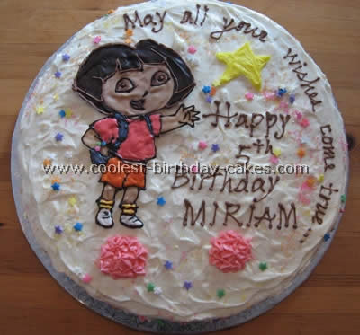 Dora the Explorer Birthday Cake Photo