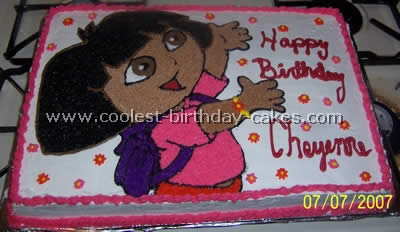 Dora the Explorer Birthday Cake Photo