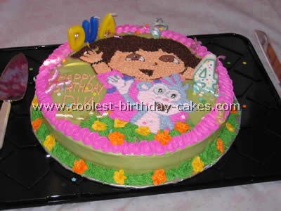 Dora Birthday Cake Photo