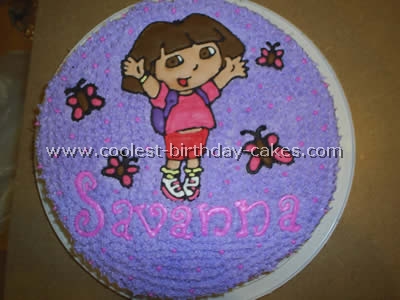 Dora Birthday Cake Photo