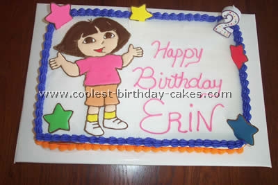 Dora Birthday Cake Photo