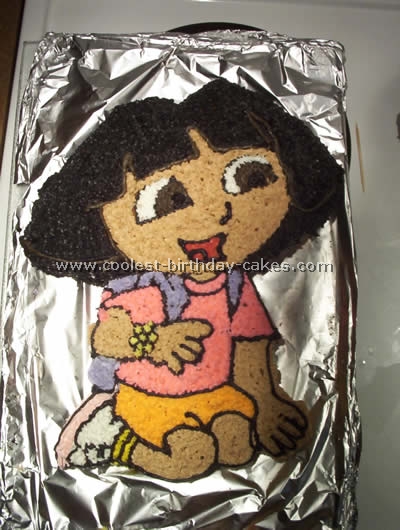 Dora Birthday Cake Photo