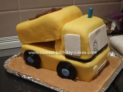 Coolest Dumper Truck Cake
