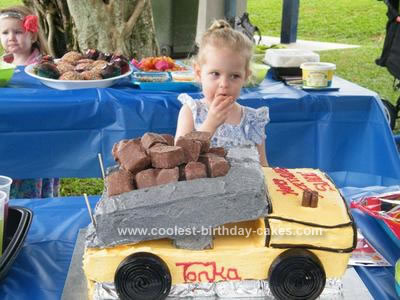 Coolest Tonka Truck Birthday Cake