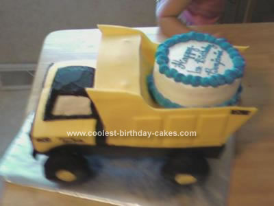 Coolest Dump Truck Cake