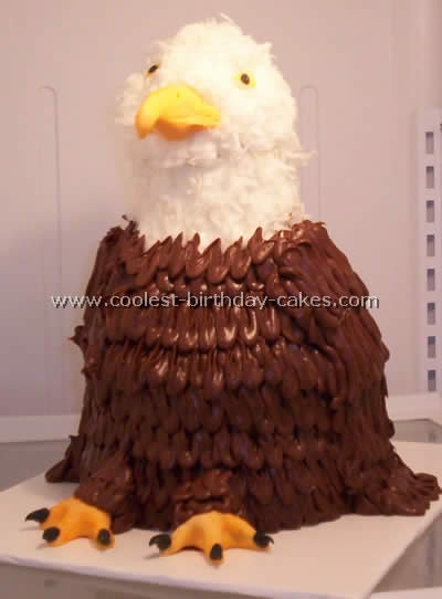 Coolest Eagle Cake Photos - Web's Largest Homemade Birthday Cake Photo Gallery