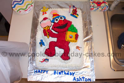 Elmo Birthday Cake Photo