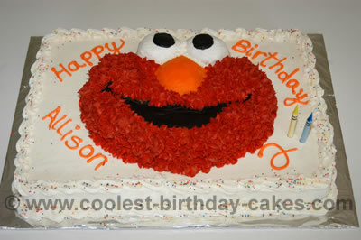 Elmo Birthday Cake Photo