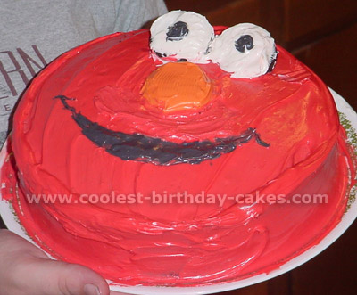 Elmo Birthday Cake Photo