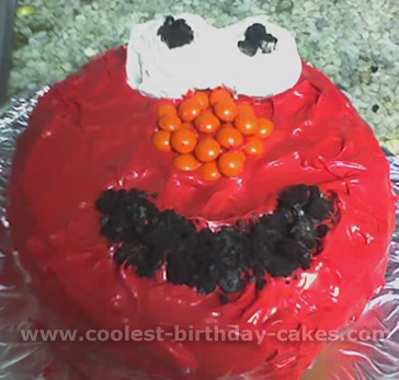 Elmo Birthday Cake Photo