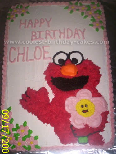 Elmo Birthday Cake Photo