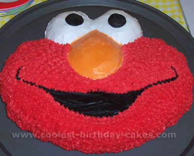 Elmo Birthday Cake Photo