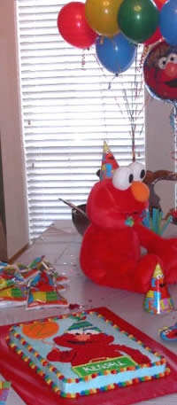 Elmo Birthday Cake Photo