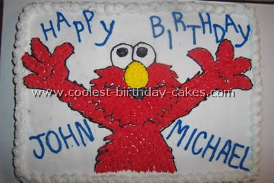 Elmo Birthday Cakes