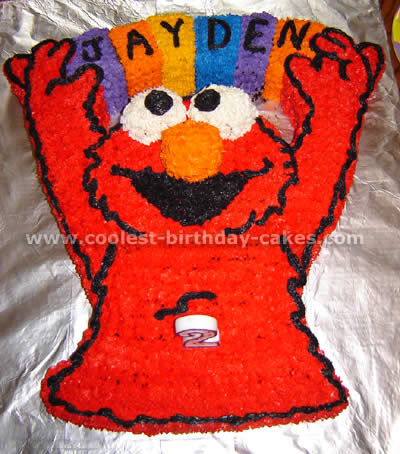 Elmo Cake Photo