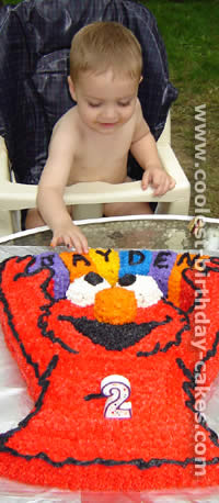 Elmo Cake Photo