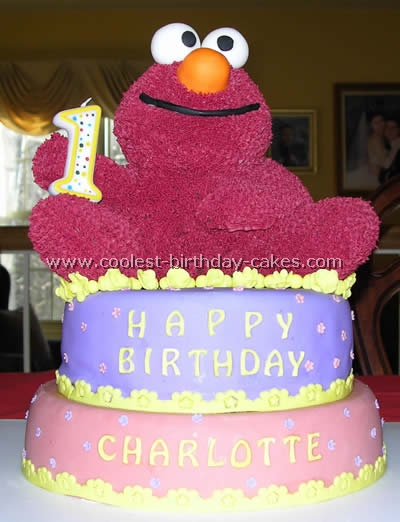 Elmo Cake Photo