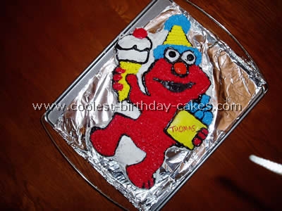 Elmo Cake Photo