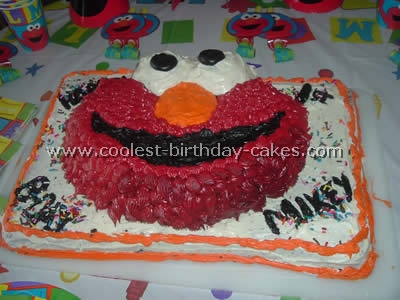 Elmo Cake Photo