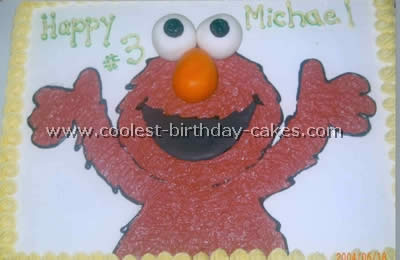 Elmo Cake