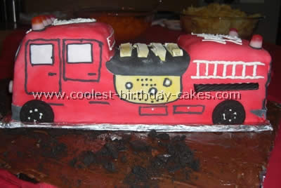 Coolest Fire Engine Cakes