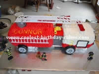 Fire Truck Cake